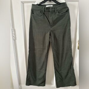 Joe's Jeans Olive Flare & Wide Leg
